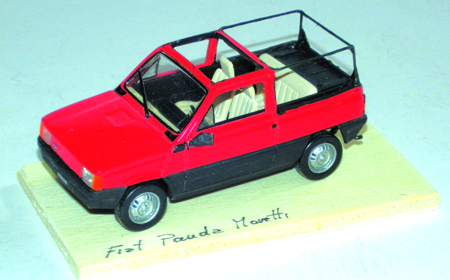FIAT PANDA MORETTI in scala 1:43