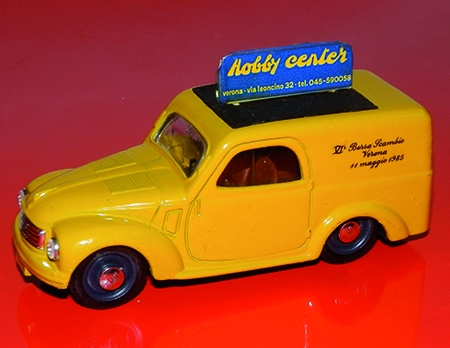 FIAT 500 C FURGONI in scala 1:43