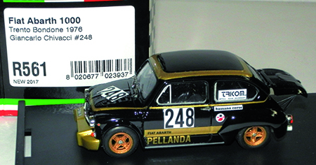 FIAT ABARTH 1000 TC in scala 1:43