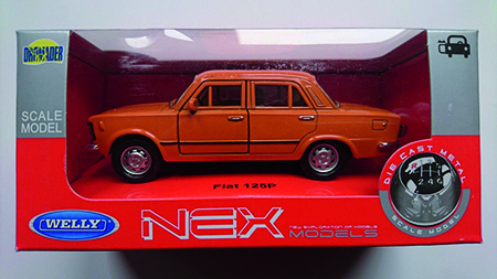 FIAT 125 in scala 1:43