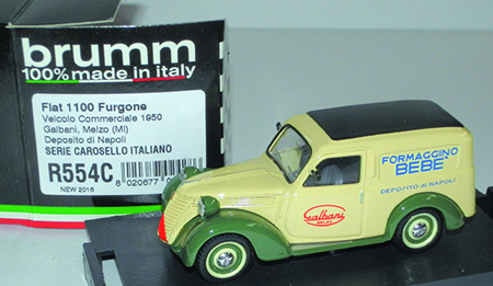 FIAT 1100 FURGONI in scala 1:43