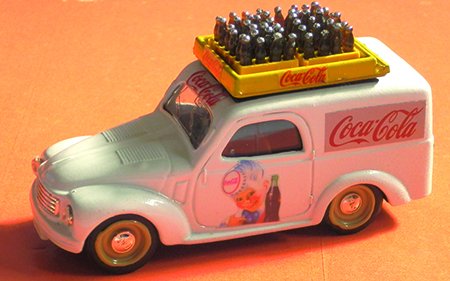 FIAT COCACOLA in scala 1:43