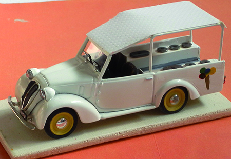 FIAT 508 FURGONE in scala 1:43