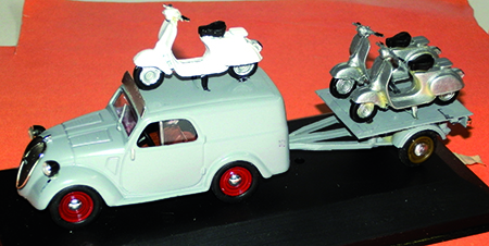 FIAT 500 B FURGONI in scala 1:43