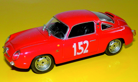 FIAT ABARTH 1000 BIALBERO in scala 1:43