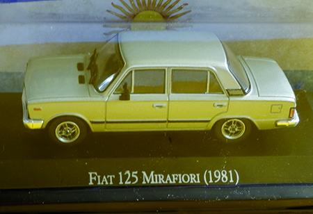 FIAT 125 in scala 1:43