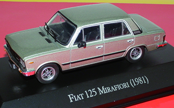 FIAT 125 in scala 1:43