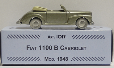 FIAT 1100 CABRIO in scala 1:76