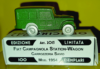 FIAT CAMPAGNOLA in scala 1:76