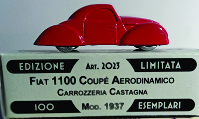 FIAT 1100 COUPE in scala 1:76