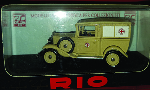 FIAT BALILLA FURGONE in scala 1:43