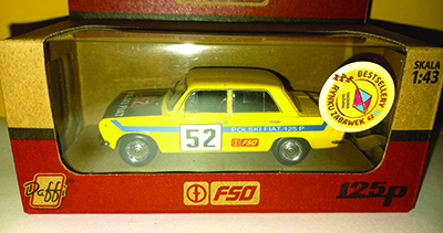 FIAT 125 1:43 scale