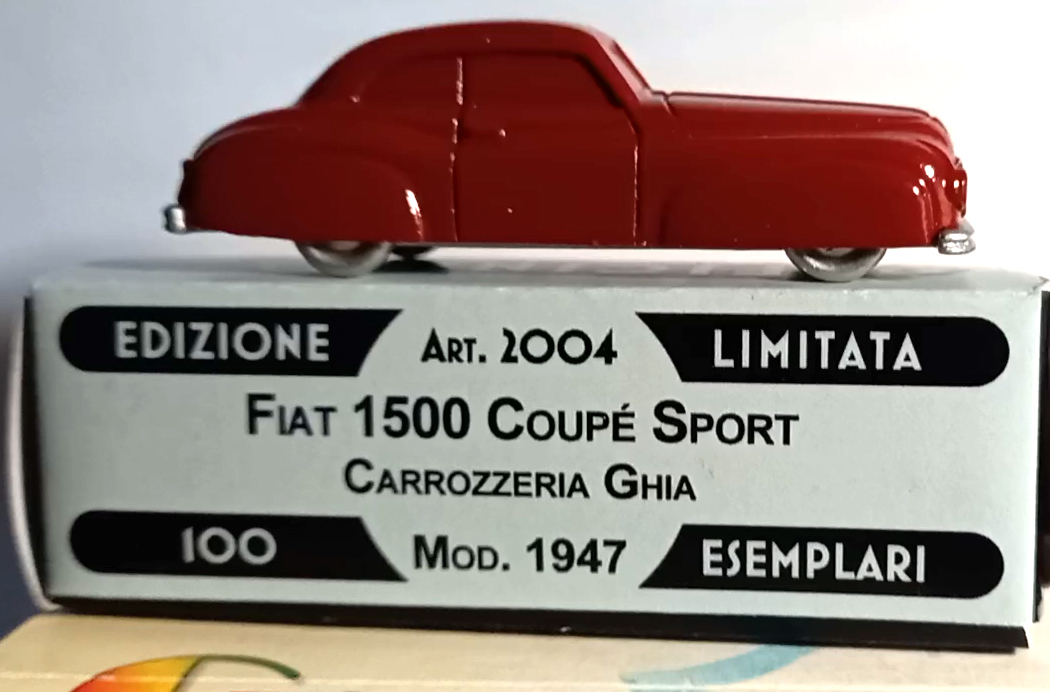 FIAT 1500 COUPE SPORT in scala 1:76