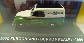 FIAT 500 C FURGONI in scala 1:43