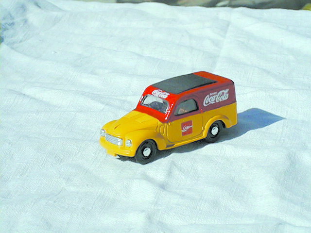 FIAT COCA COLA in scala 1:43