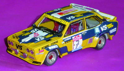 FIAT ABARTH 131 in scala 1:43
