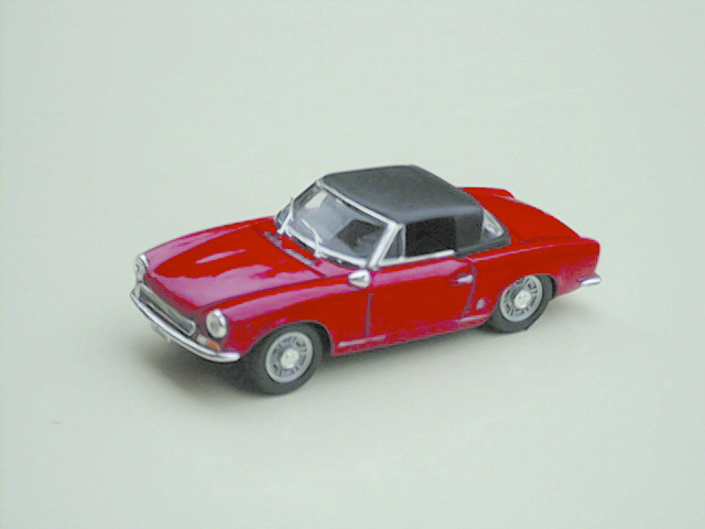 FIAT 124 CABRIO in scala 1:43