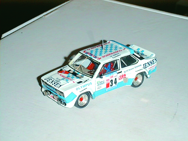 FIAT ABARTH 131 in scala 1:43