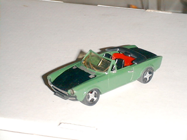 FIAT 124 CABRIO 1:43 scale