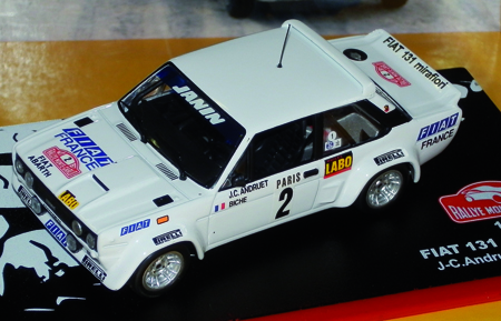 FIAT ABARTH 131 in scala 1:43
