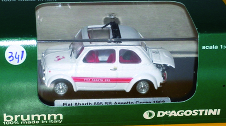 FIAT ABARTH 695 in scala 1:43