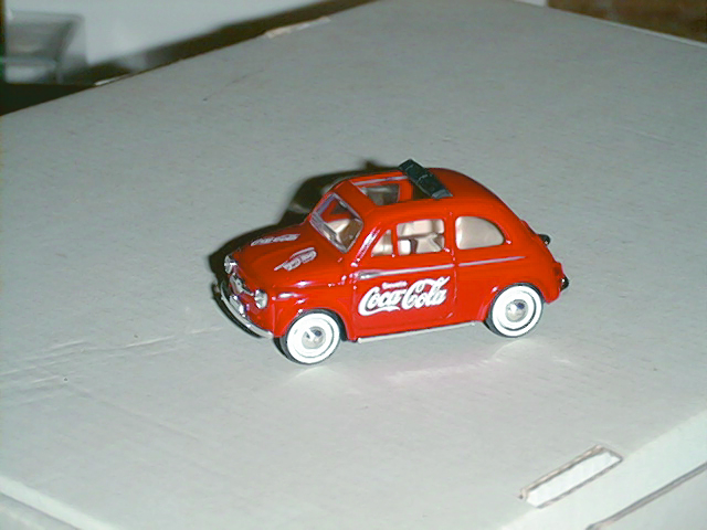 FIAT COCACOLA in scala 1:43
