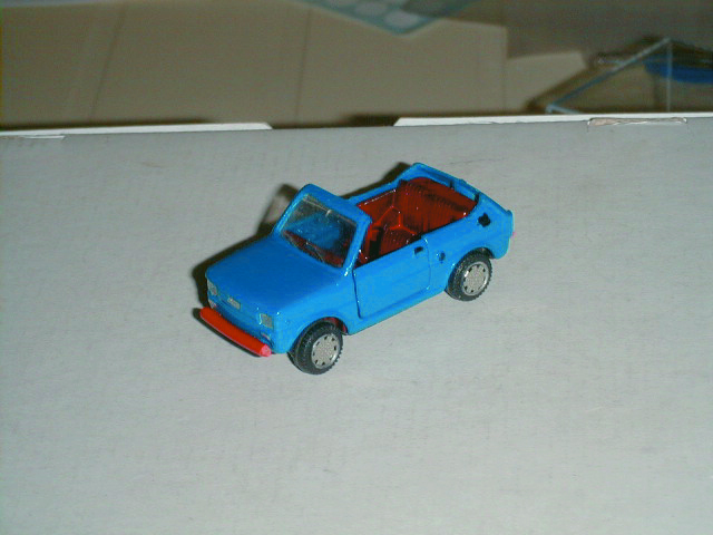 FIAT 126 CABRIO in scala 1:43