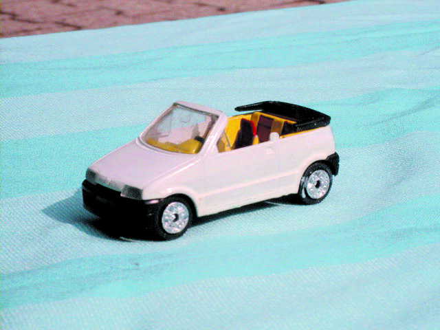 FIAT CINQUECENTO CABRIO in scala 1:43