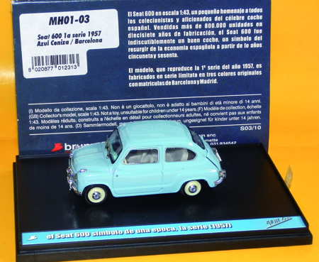 FIAT 600 in scala 1:43
