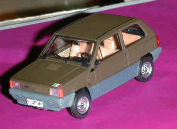 FIAT PANDA in scala 1:43