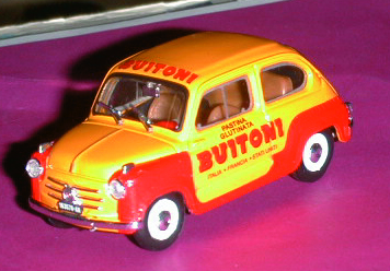 FIAT 600 in scala 1:43
