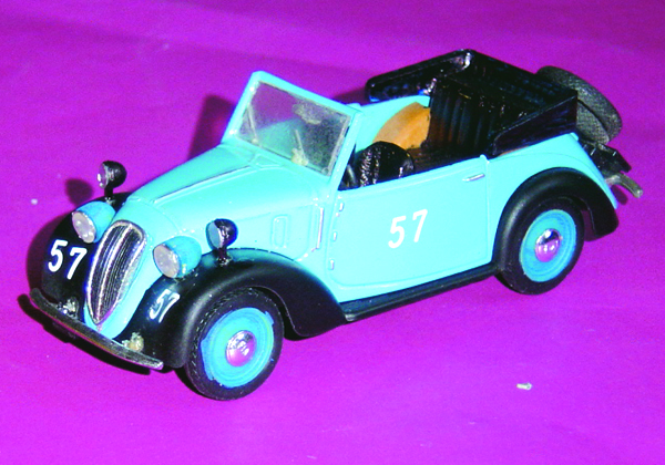 FIAT 508 CABRIO in scala 1:43