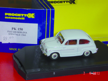 FIAT 600 in scala 1:43