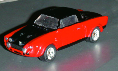 FIAT 124 CABRIO in scala 1:43