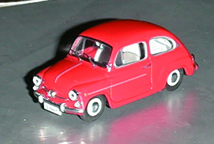 FIAT 600 in scala 1:43