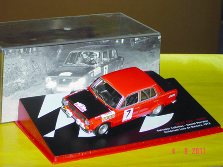 FIAT 124 in scala 1:43
