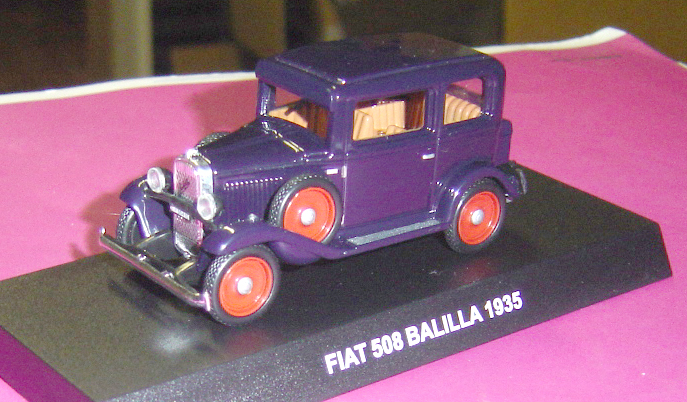 FIAT BALILLA in scala 1:43