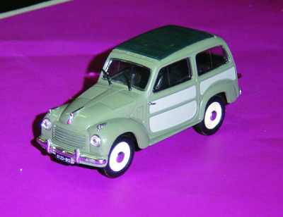 FIAT 500 GIARDINETTA in scala 1:43
