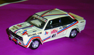 FIAT ABARTH 131 in scala 1:43