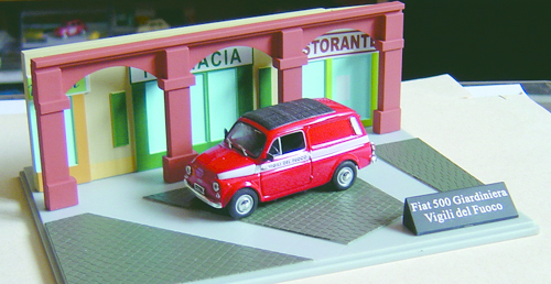 FIAT 500 GIARDINETTA in scala 1:43