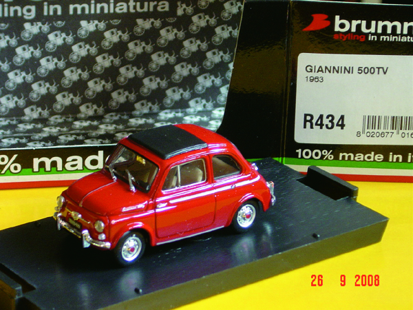 FIAT 500 in scala 1:43