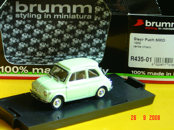 FIAT 500 in scala 1:43