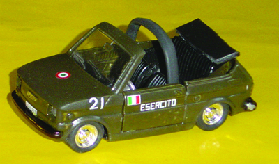 FIAT 126 CABRIO 1:43 scale