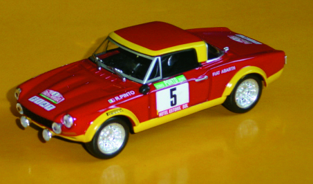 FIAT 124 CABRIO 1:43 scale