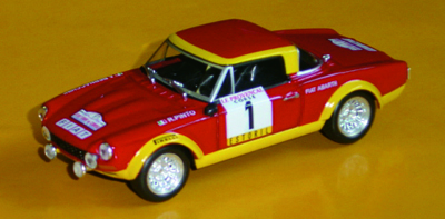 FIAT 124 CABRIO in scala 1:43
