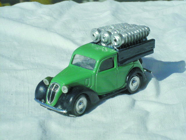 FIAT 508 FURGONE in scala 1:43