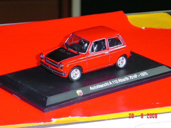 ABARTH ABARTH. A 112 in scala 1:43
