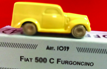 FIAT 500 C FURGONI in scala 1:76