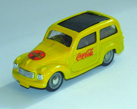 FIAT COCACOLA 1:43 scale