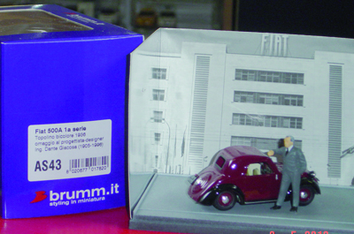 FIAT 500 A TOPOLINO in scala 1:43
